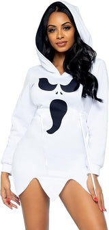 Ghost Hoodie Dress