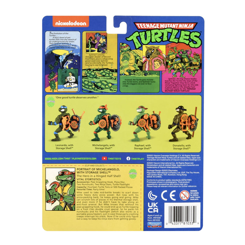 Teenage Mutant Ninja Turtles Original Classic Storage Shell - Michelangelo