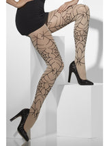 SpiderWeb Print Tights