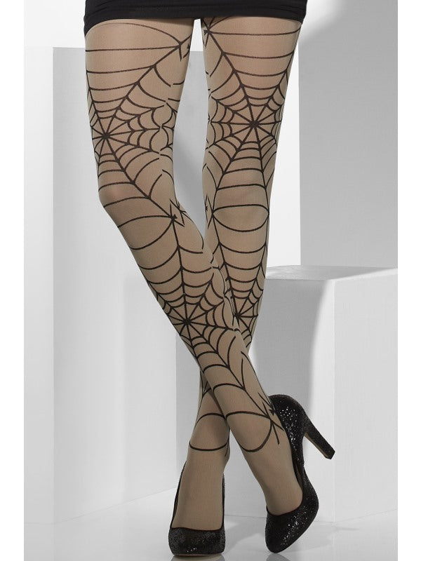 SpiderWeb Print Tights