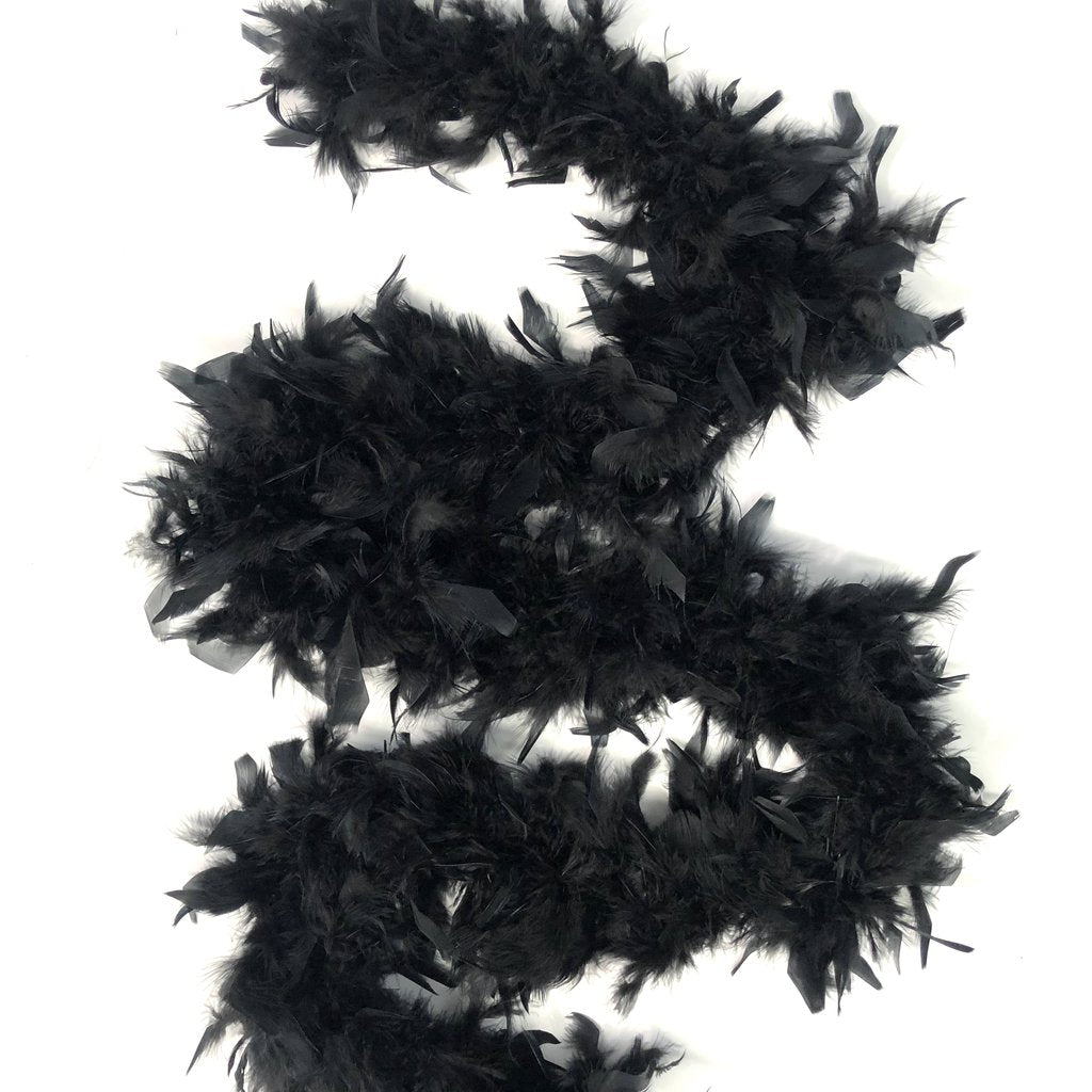 Black Feather Boa