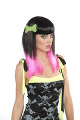 Neon Green Bow Hair Clings