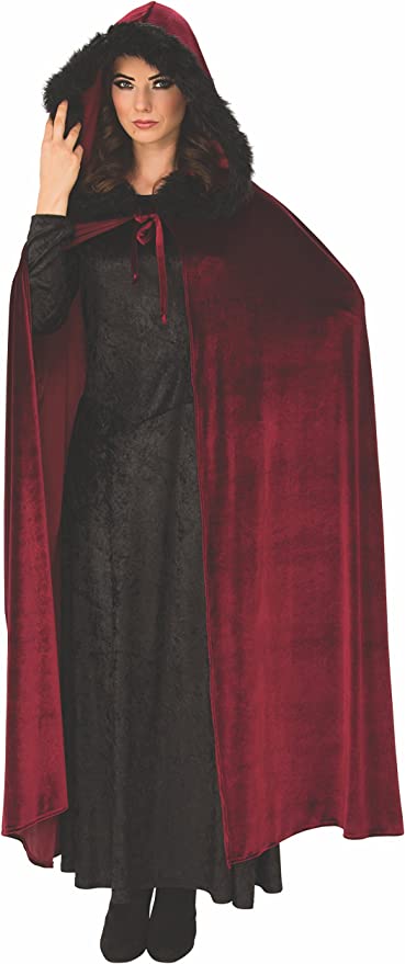 Burgundy Baroness Cape