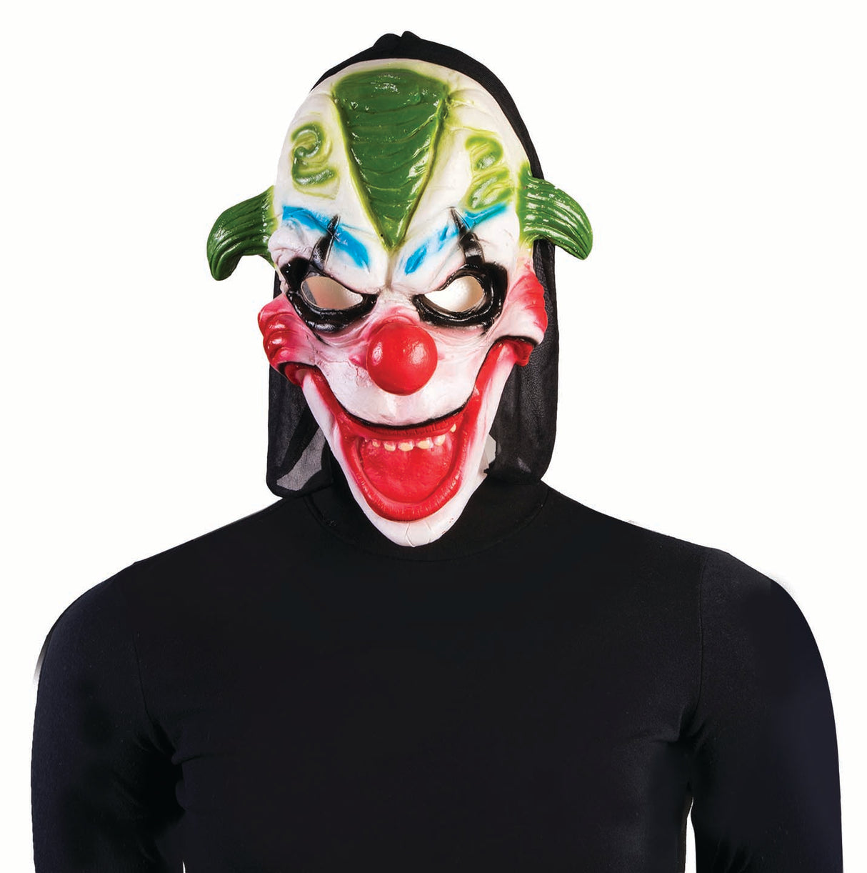 Green Evil Clown Mask