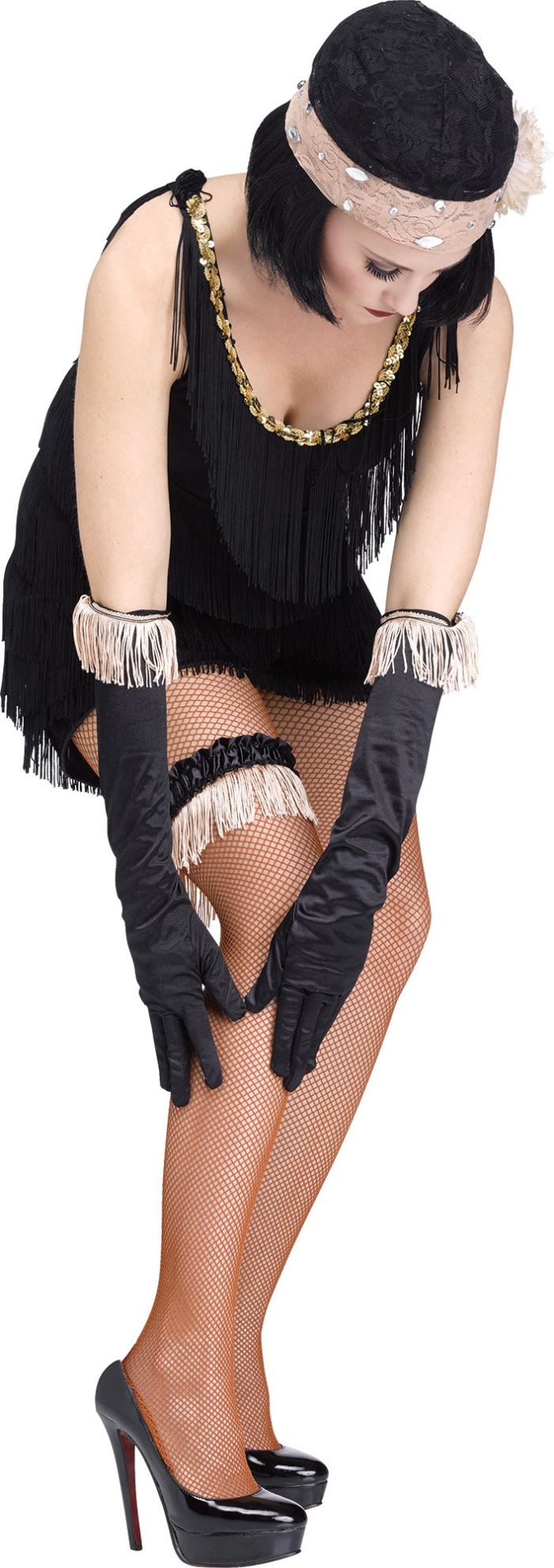 1920's Fringe Gloves & Garter Kit