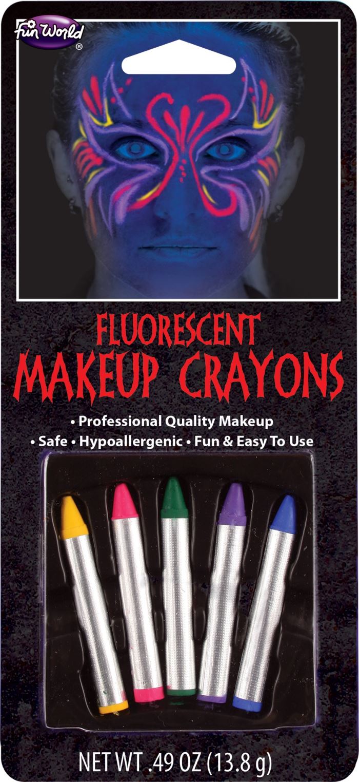 Fluorescent Makeup Crayons